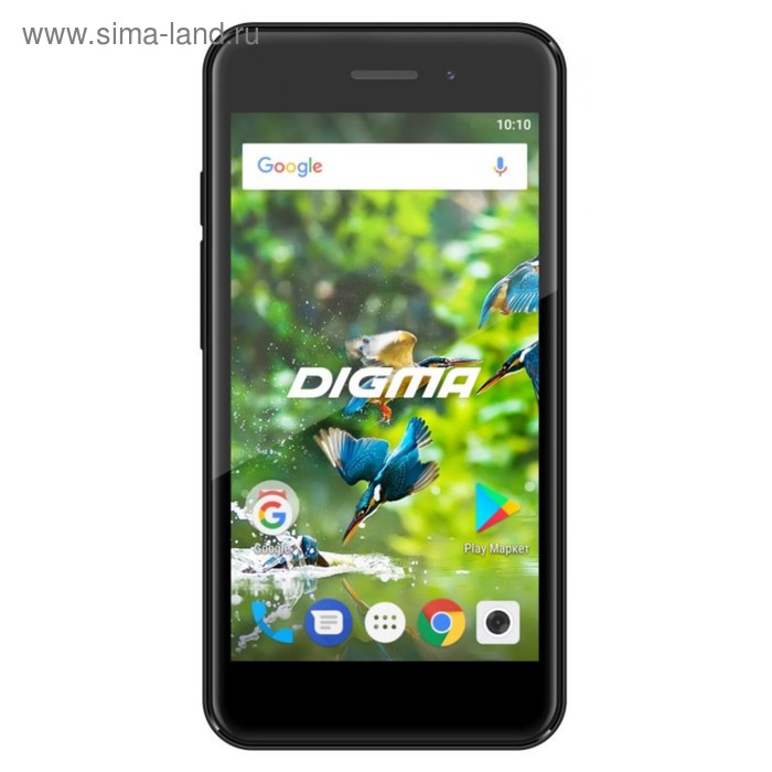 Смартфон Digma LINX A453 Black, 8Gb 2sim, 4.5" TN, 854х480, 5Mp, черный - Фото 1