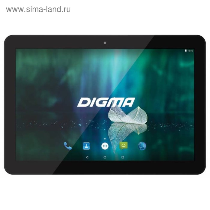 Планшет Digma Plane 1526 LTE Black 10.1" IPS,1280x800,1Gb+16Gb,2Mp+0,3Mp,GPS,5000mAh,черный - Фото 1