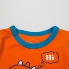 Комплект детский (кофточка+брюки), рост 62 см, цвет оранжевый М1202-4_М - Фото 3