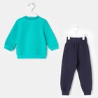 Комплект для мальчика (кофта,брюки), рост 86-92 см, цвет морская волна М1902-2_М - Фото 5
