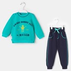 Комплект для мальчика (кофта,брюки), рост 92-98 см, цвет морская волна М1902-2_М - Фото 3
