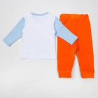 Комплект детский, рост 80 см, цвет белый/оранжевый М1006_М - Фото 3