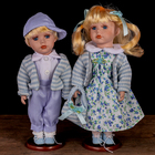 Кукла коллекционная парочка "Нинель и Николай" (набор 2 шт) 30 см - Фото 1