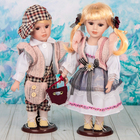 Кукла коллекционная парочка "Василиса и Василий" (набор 2 шт) 30 см - Фото 1