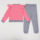 Комплект для девочки (кофта,брюки), рост 98-104 см, цвет розовый D1802-1 - Фото 4