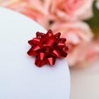 Подарочный Бант - звезда №3.5, простой металлик, для упаковки подарков, МИКС - Фото 7