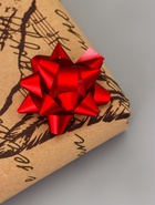 Подарочный Бант - звезда №3.5, простой металлик, для упаковки подарков, набор 8 шт., МИКС - Фото 8