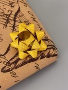 Подарочный Бант - звезда №3.5, с блестками, для упаковки подарков, набор 8 шт., МИКС - Фото 8