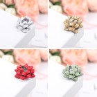 Подарочный Бант - звезда №3.5, фасовка 8 шт., с блестками, для упаковки подарков, МИКС - Фото 5