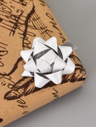 Подарочный Бант - звезда №3.5, с блестками, для упаковки подарков, набор 8 шт., МИКС - Фото 3