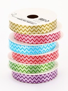 Лента упаковочная для декора и подарков, зигзаг, МИКС, 1.2 см × 5 м - Фото 3