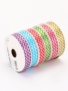 Лента упаковочная для декора и подарков, зигзаг, МИКС, 1.2 см × 5 м - Фото 4