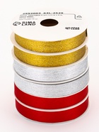 Лента упаковочная для декора и подарков, МИКС, 1.2 см × 5 м - Фото 1