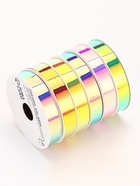 Лента упаковочная для декора и подарков, неон, 1.2 см × 5 м - Фото 4