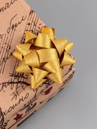 Подарочный Бант - звезда №7.5, фасовка 8 шт., с блестками, для упаковки подарков, МИКС - Фото 5