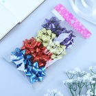 Подарочный Бант - звезда №7.5, металлик с рисунком, для упаковки подарков, набор 8 шт., МИКС - Фото 10