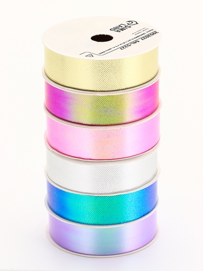 Лента упаковочная, ассорти, набор 6 шт., 1.8 см × 5 м