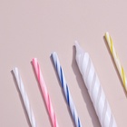 Свечи для торта, коктейльные 8 шт., 1 музыкальная - Фото 3