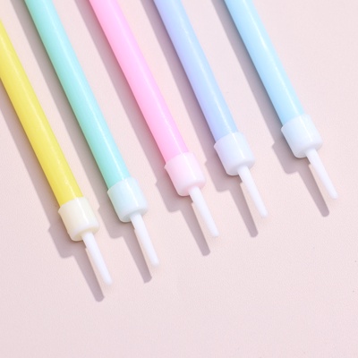 Свечи для торта коктейльные «С днём рождения», 6 шт., 13 см