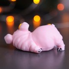 Мыло фигурное "Свинка лежит" розовая 65гр - Фото 3