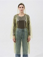 Дождевик - плащ, взрослый, р. 46-48, полиэтилен 20 г, жёлтый - Фото 3