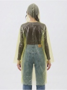 Дождевик - плащ, взрослый, р. 46-48, полиэтилен 20 г, жёлтый - Фото 1