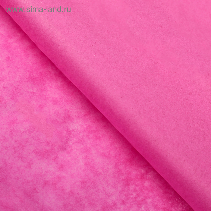 Бумага упаковочная тишью, лиловая, 50 см х 66 см - Фото 1