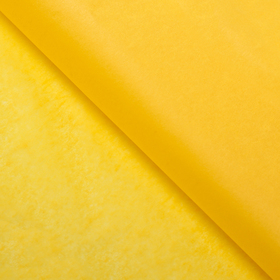 Бумага упаковочная тишью, желтый, 50 см х 66 см (комплект 10 шт)