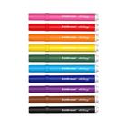 Набор для творчества ErichKrause ArtBerry, фломастеры для ткани 10 цветов + 3 трафарета, линия 1.0-7.0 мм - Фото 3