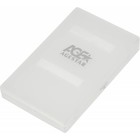 Внешний корпус для HDD/SSD AgeStar SUBCP1 SATA пластик белый 2.5" - фото 51294930