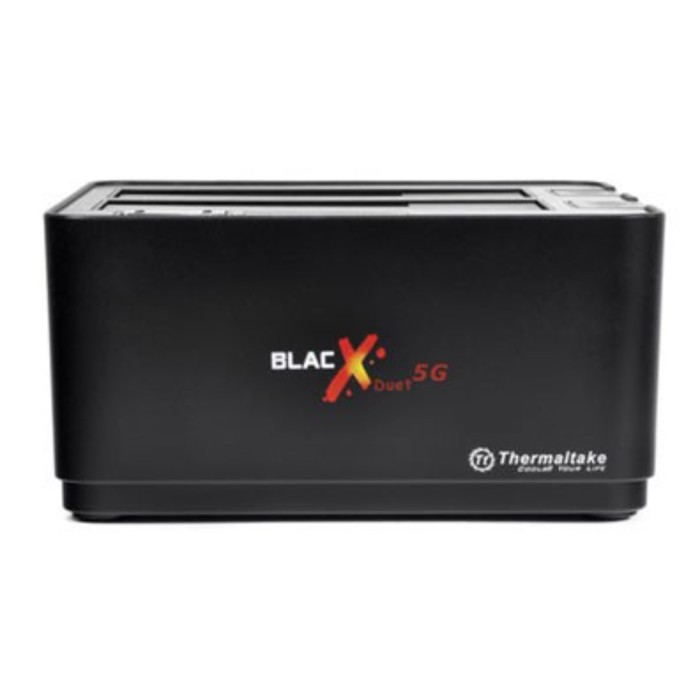 Док-станция для HDD Thermaltake BlacX Duet 5G ST0022E SATA пластик черный 2 - фото 51524216