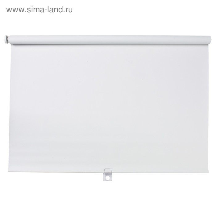 Рулонная штора ТУППЛЮР, блокирующая свет, 120x195 см, белый - Фото 1