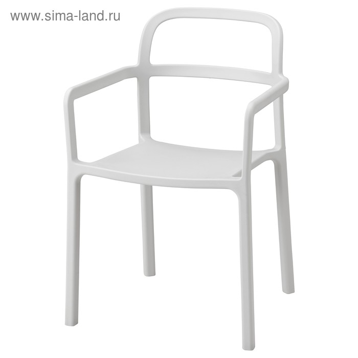 Легкое кресло для дома и сада ЮППЕРЛИГ, нагрузка до 100 кг, светло-серый - Фото 1