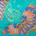 Платок "Вивьен", размер 90 х 90 см, цвет голубой - Фото 2