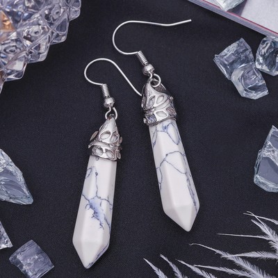 Серьги маятник «Кахолонг»