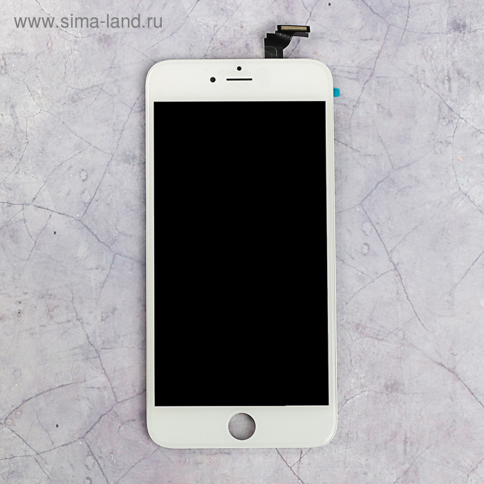 Дисплей для iPhone 6 Plus + тачскрин белый с рамкой, качество AAA+ - Фото 1