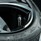 Колпачок на вентиль TORSO граната, хром, набор 4 шт. - Фото 3