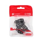 Колпачки на вентиль TORSO граната, чёрные, набор 4 шт. - Фото 4