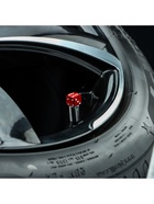 Колпачок на вентиль TORSO, «Кубик», красный, набор 4 шт. - Фото 3