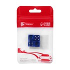 Колпачок на вентиль TORSO кубик, синие, набор 4 шт. - Фото 4