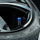 Колпачок на вентиль TORSO кубик, синие, набор 4 шт. - Фото 3