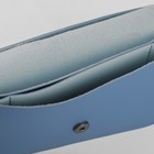 Сумка детская, 2 отдела на клапане, длинный ремень, цвет голубой - Фото 5