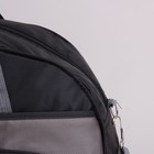 Сумка спортивная, отдел на молнии, наружный карман, длинный ремень, цвет чёрный - Фото 4