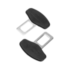 Заглушка ремня безопасности TORSO, металл, набор 2 шт. - Фото 1