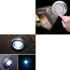 Светильник светодиодный в автомобиль, 3 LED, хром - Фото 2