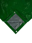 Тент защитный, 5×3 м, плотность 90 г/м², УФ, люверсы шаг 1 м, зелёный - Фото 17