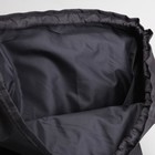 Рюкзак туристический, отдел на шнурке, 7 наружных карманов, усиленная спинка, цвет чёрный/синий - Фото 5