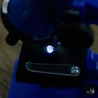 Микроскоп, кратность увеличения 600х, 300х, 100х, с подсветкой, 2АА, синий - Фото 7