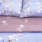 Постельное бельё "Этель" 2 сп. Ароматный голубой 180х210 см, 220х240 см, 50х70 ± 3 см - 2 шт., новосатин - Фото 2
