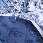 Постельное бельё "Этель" евро Синий кач 200х220 см, 220х240 см, 50х70 ± 3 см - 2 шт., новосатин - Фото 5